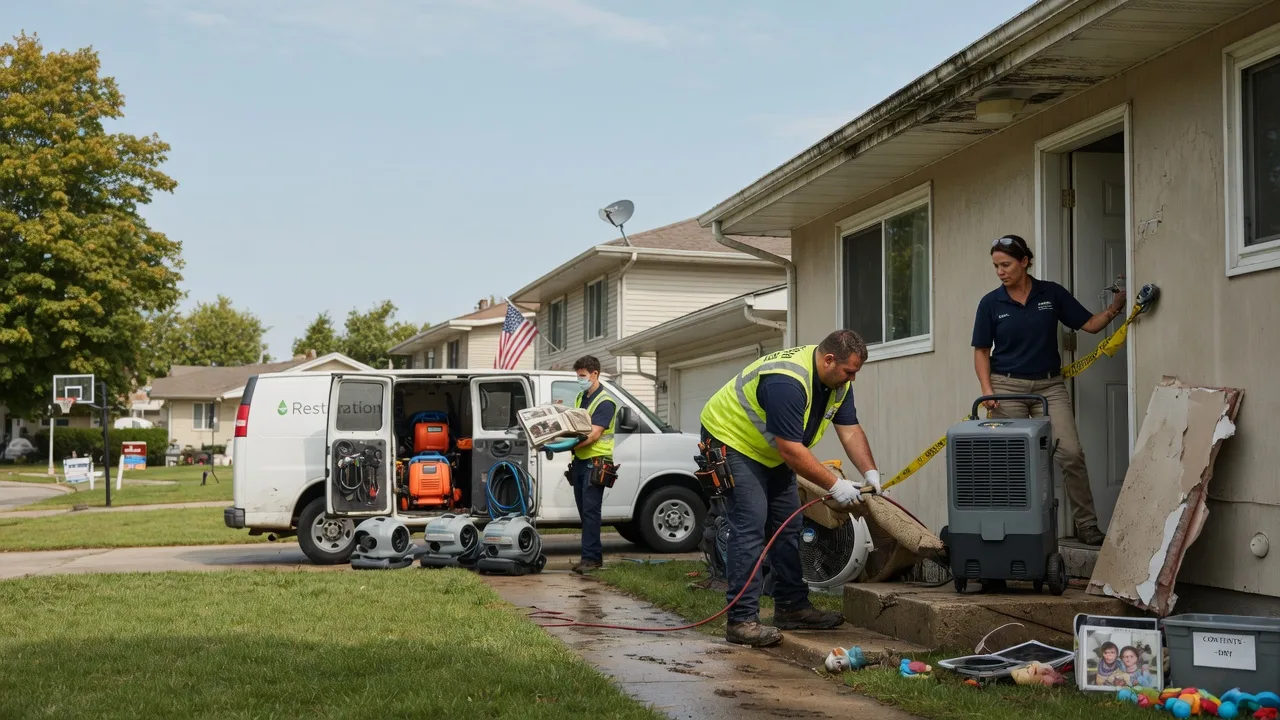Water Damage Restoration in Hamlet, IN near me